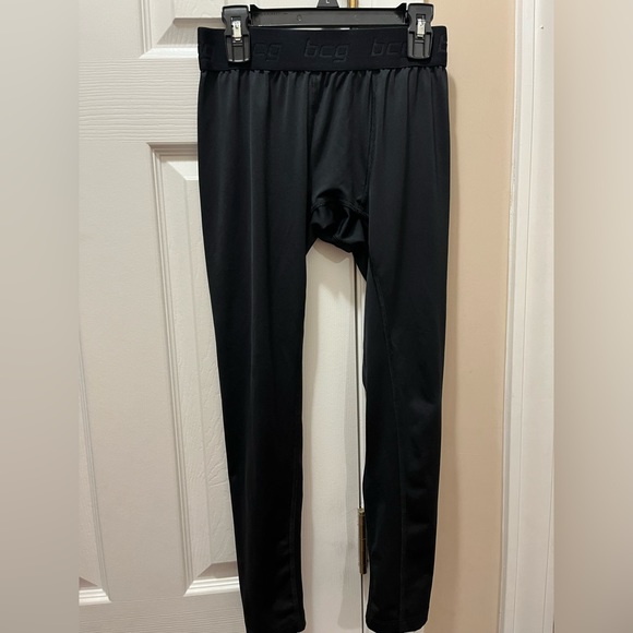 BCG boys compression tights/leggings, black size large 14/16. - Picture 2 of 3